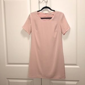Light pink dress, perfect for work to evening